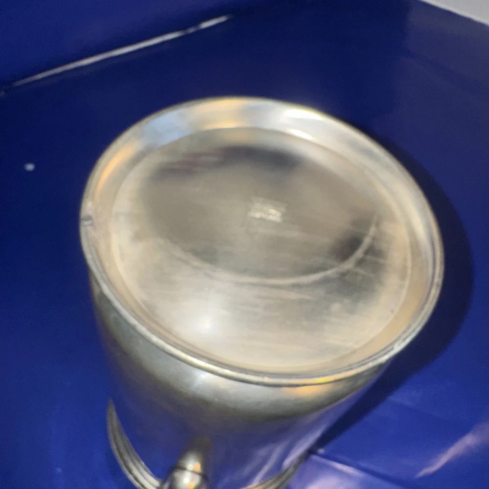 ANTIQUE GRAND SILVER CO. WEAR BRITE NICKLE-SILVER PITCHER ~ 8